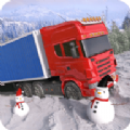 圣诞雪地卡车